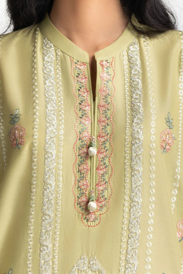 3PC Lawn Embroidered Suit IUSTKSD-605
