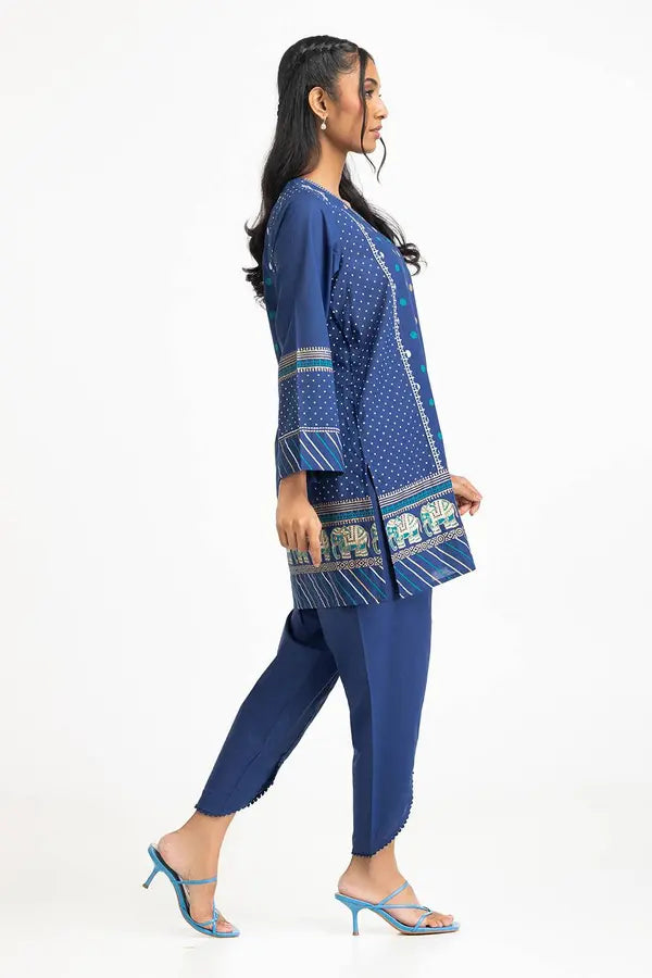 3PC Lawn Printed Suit IUSTKSD-676