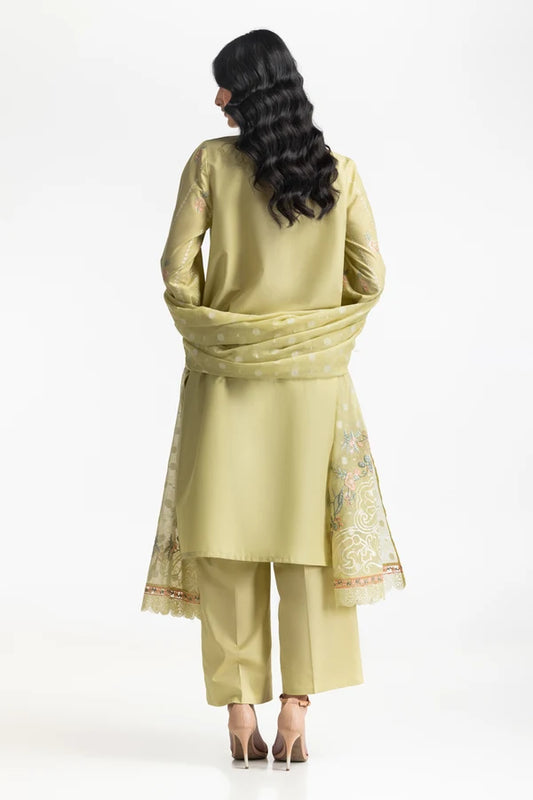 3PC Lawn Embroidered Suit IUSTKSD-605
