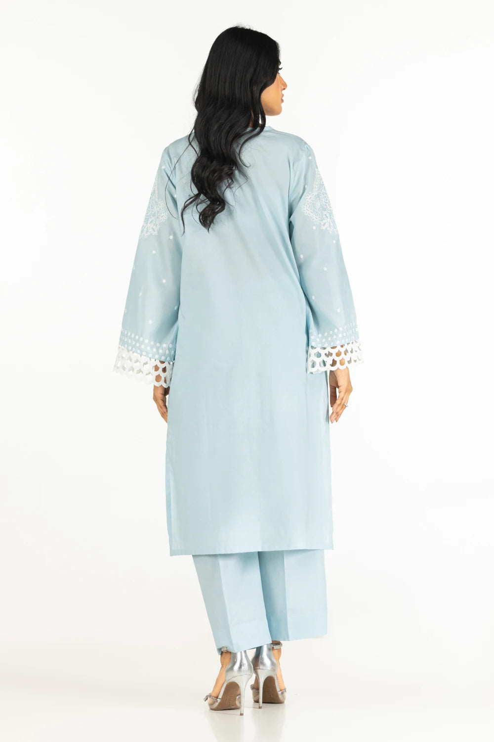 3PC Lawn Embroidered Suit IUSTKSD-602