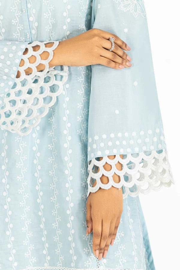 3PC Lawn Embroidered Suit IUSTKSD-602