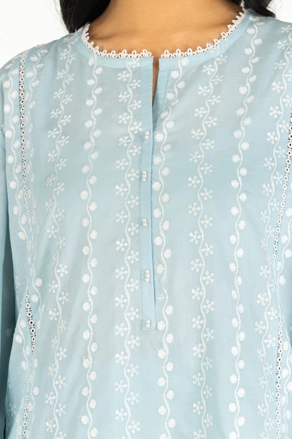 3PC Lawn Embroidered Suit IUSTKSD-602