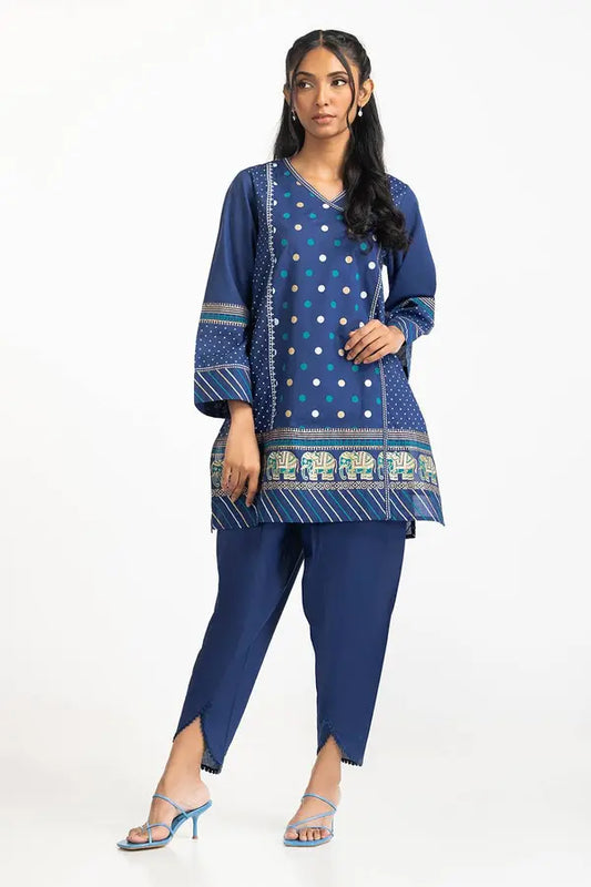 3PC Lawn Printed Suit IUSTKSD-676